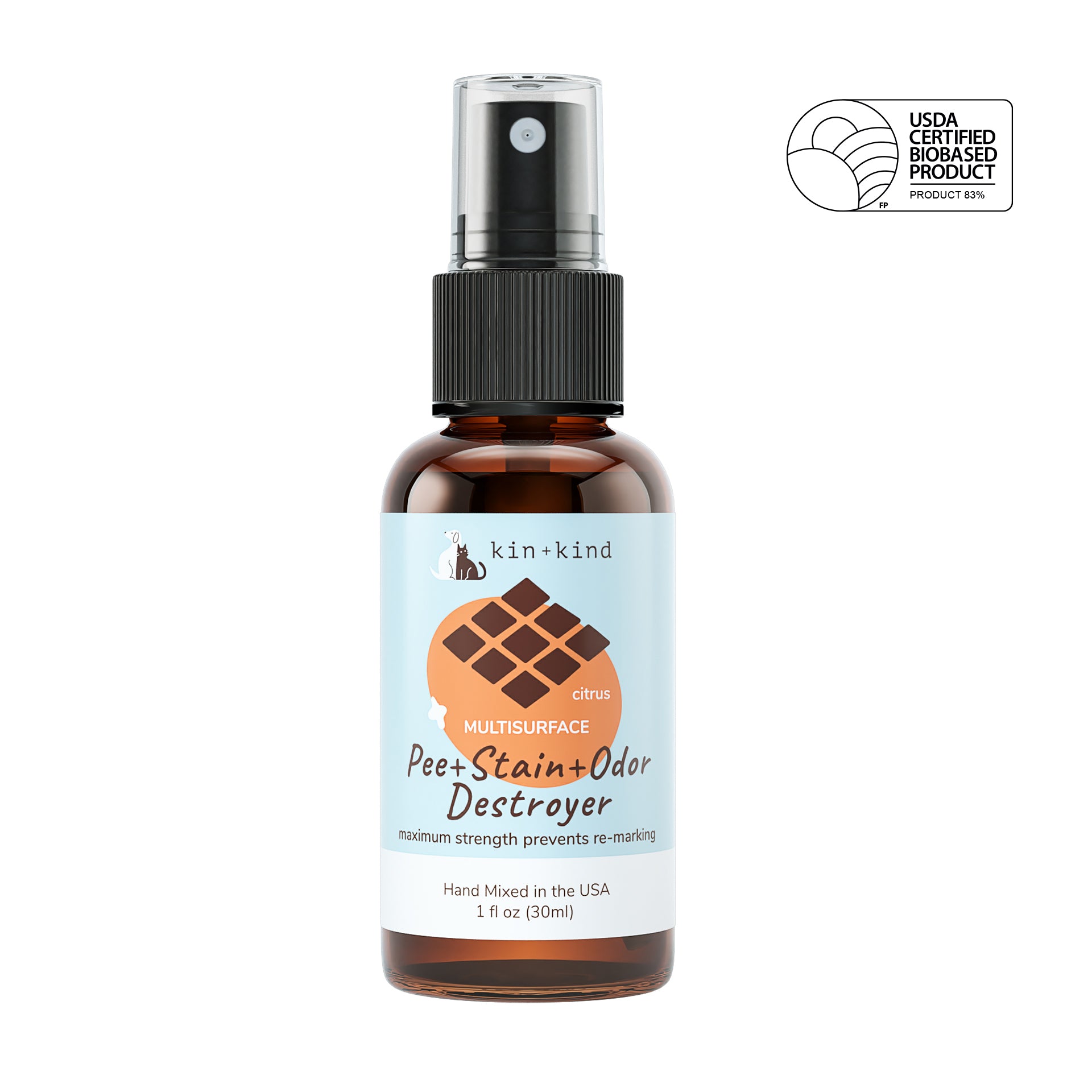 Pee+Stain+Odor Destroyer | Multi-Surface (Citrus) Mini Spray