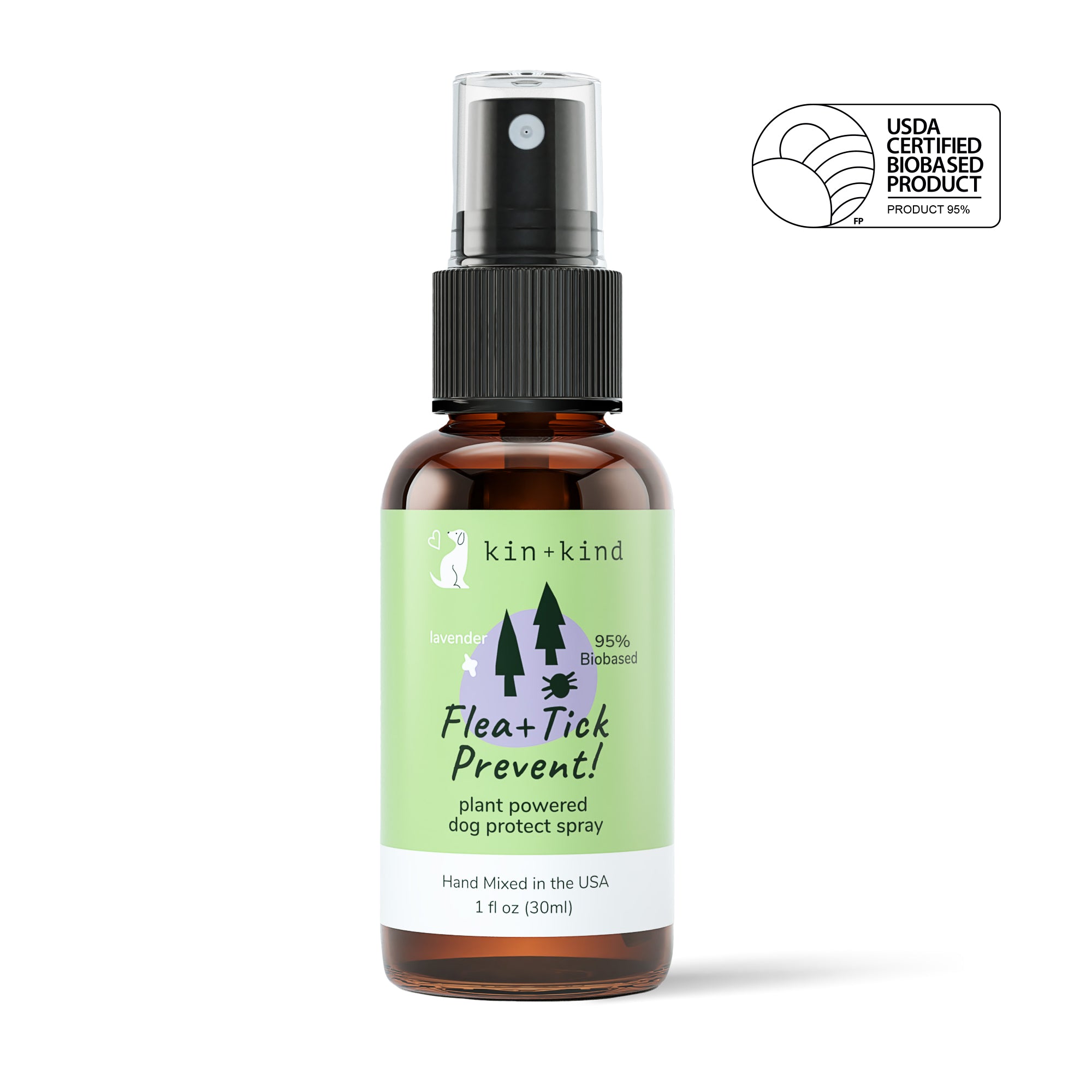 Flea|Tick Lavender Mini Spray – kin+kind Natural Organic Pet