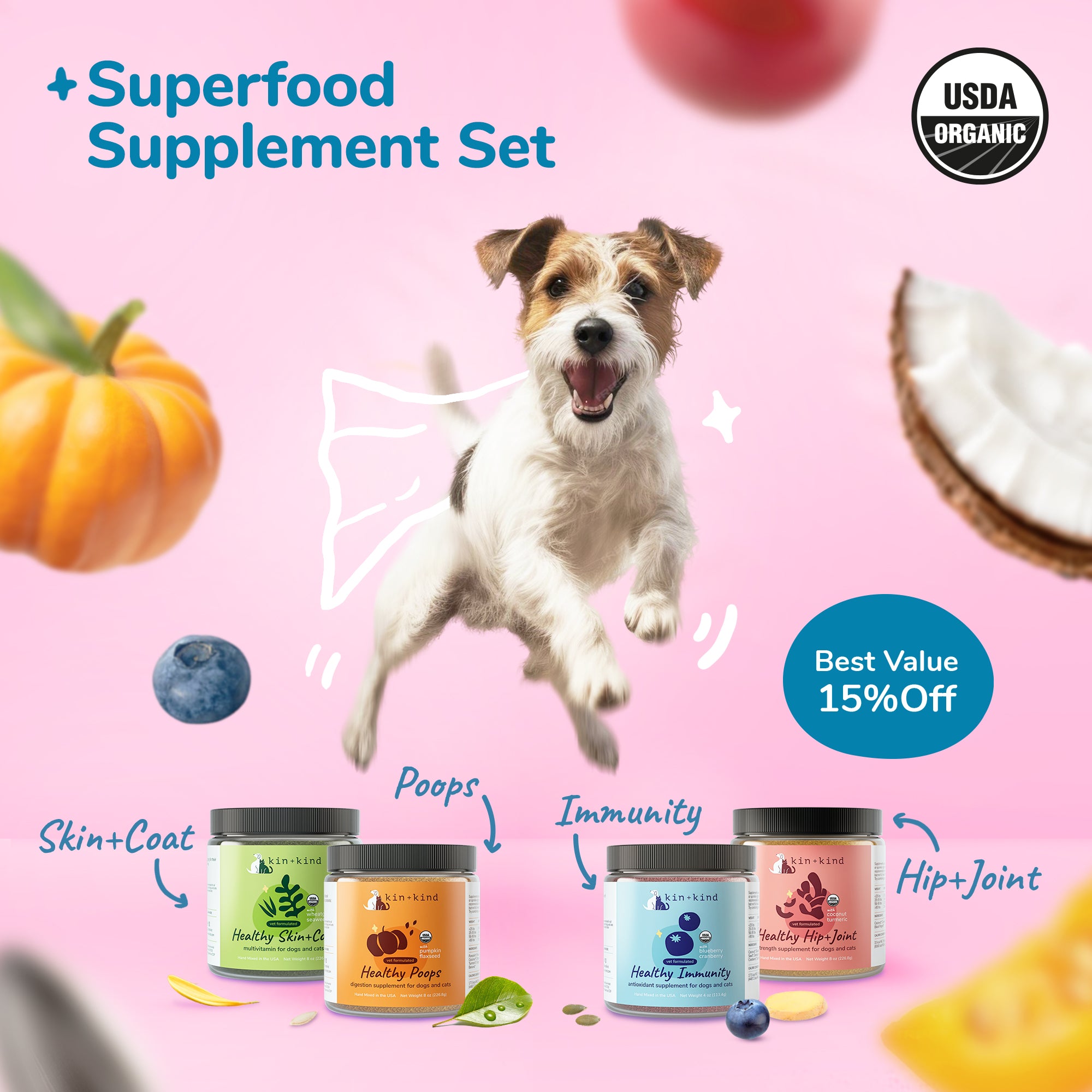 Dog weight hot sale supplements