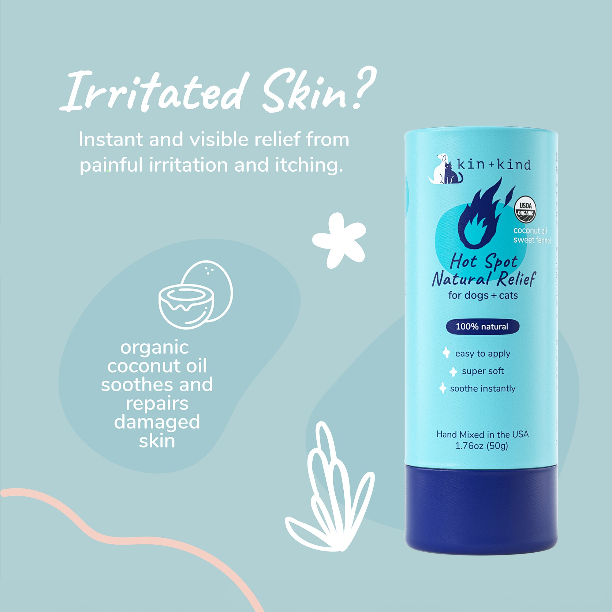 Organic Hot Spot Relief Stick