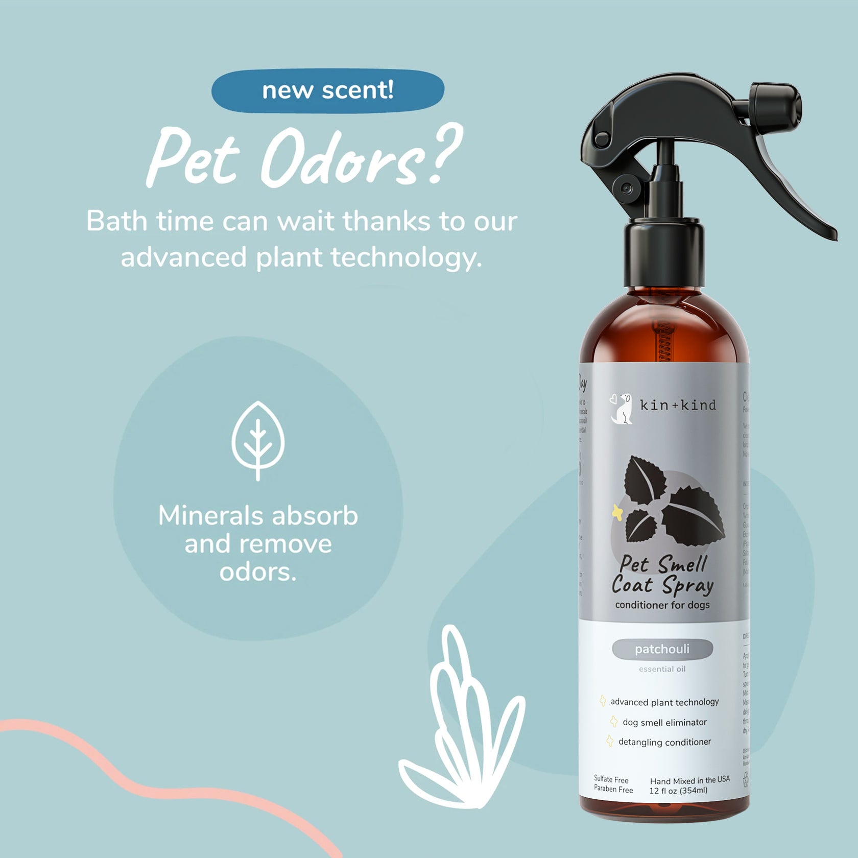 Dog Smell Coat Spray Patchouli