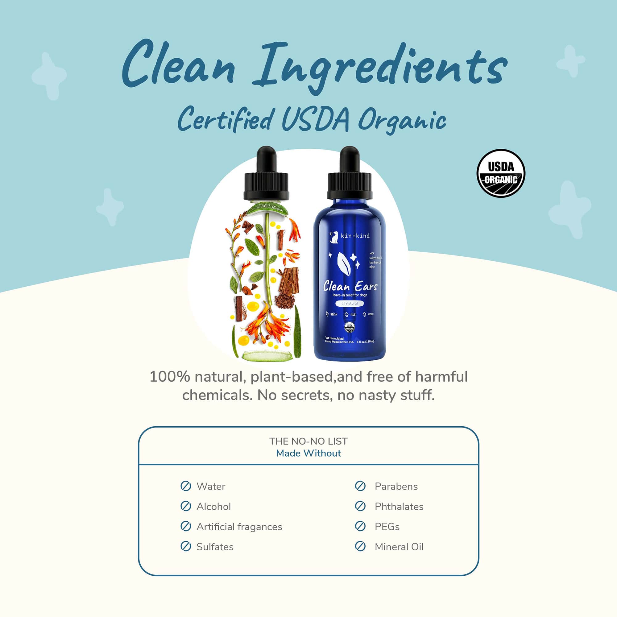 Organic Clean Ears | Large (12 fl oz)