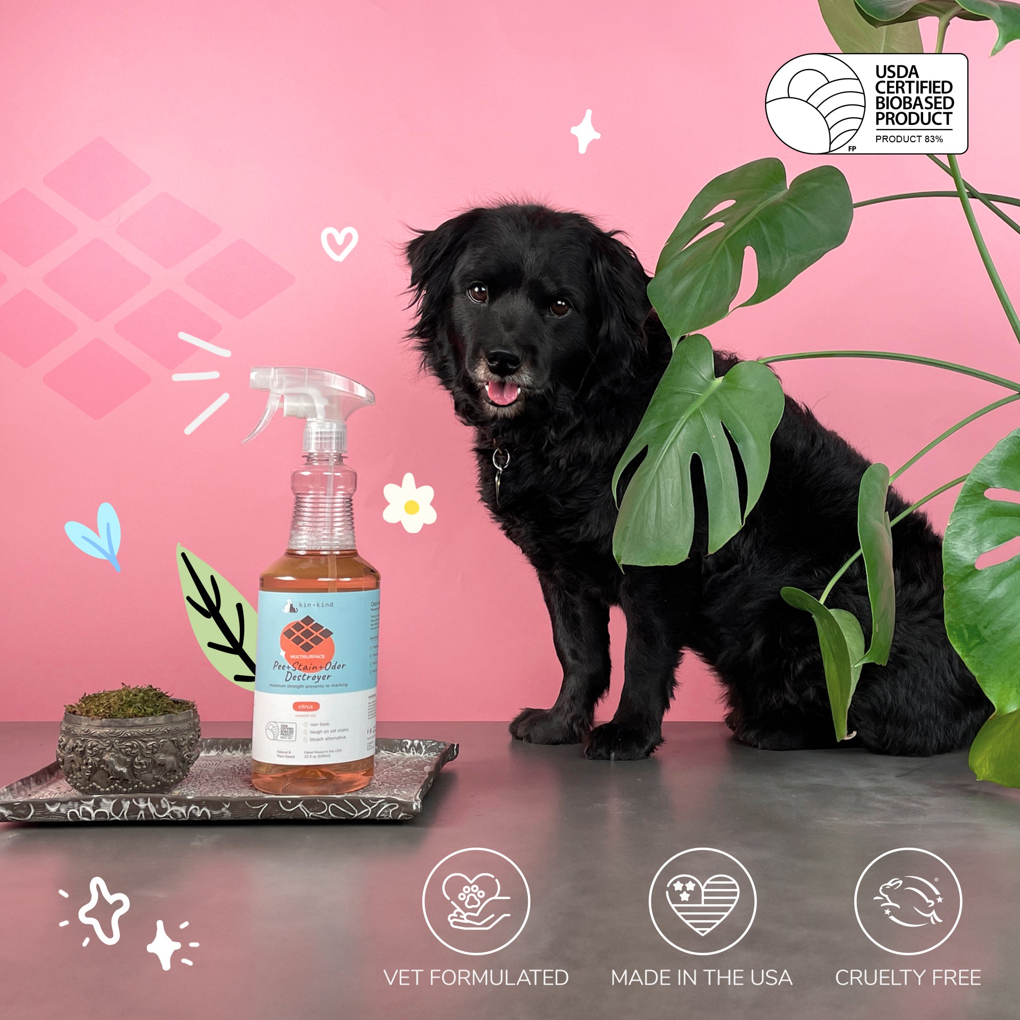 Pee+Stain+Odor Destroyer | Multi-Surface (Citrus) Mini Spray