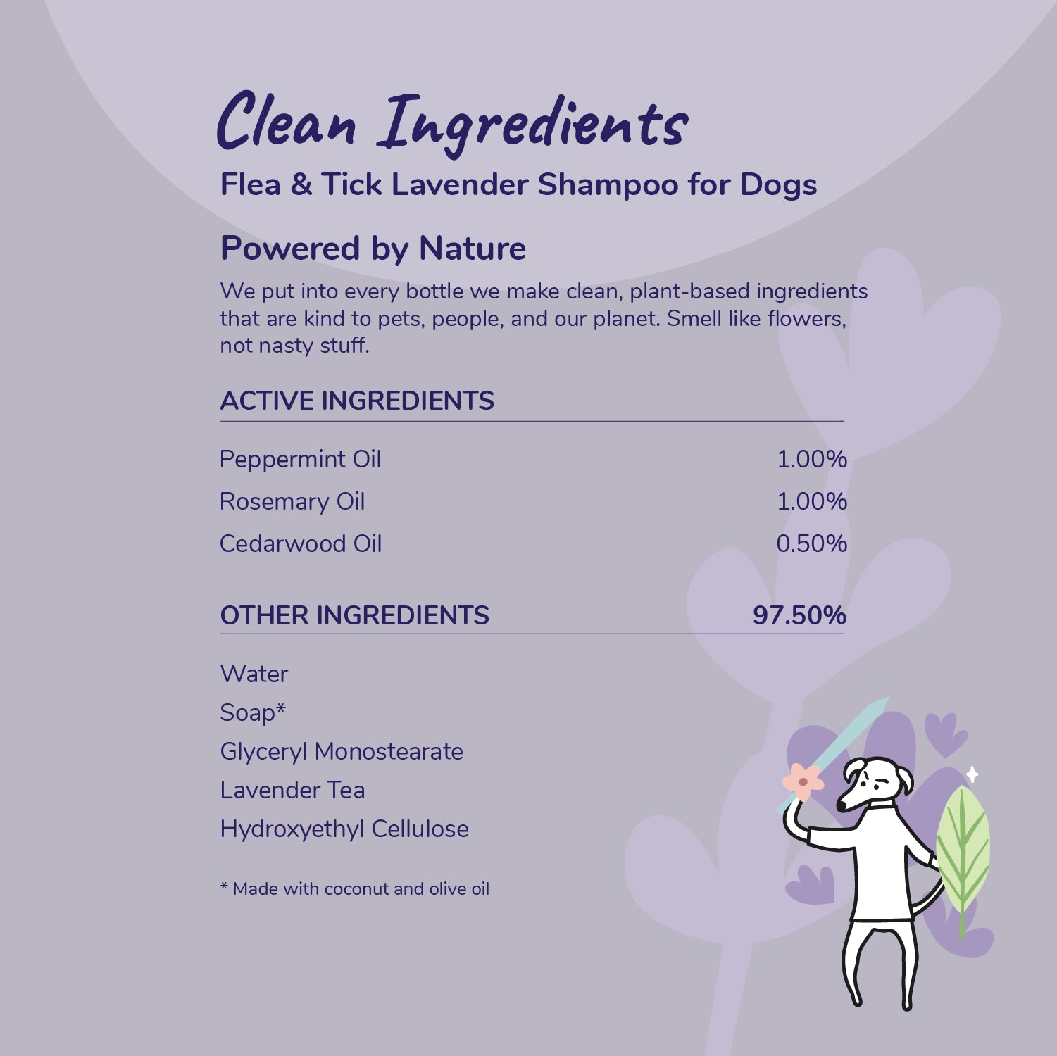 Flea+Tick Lavender Shampoo (Dog)