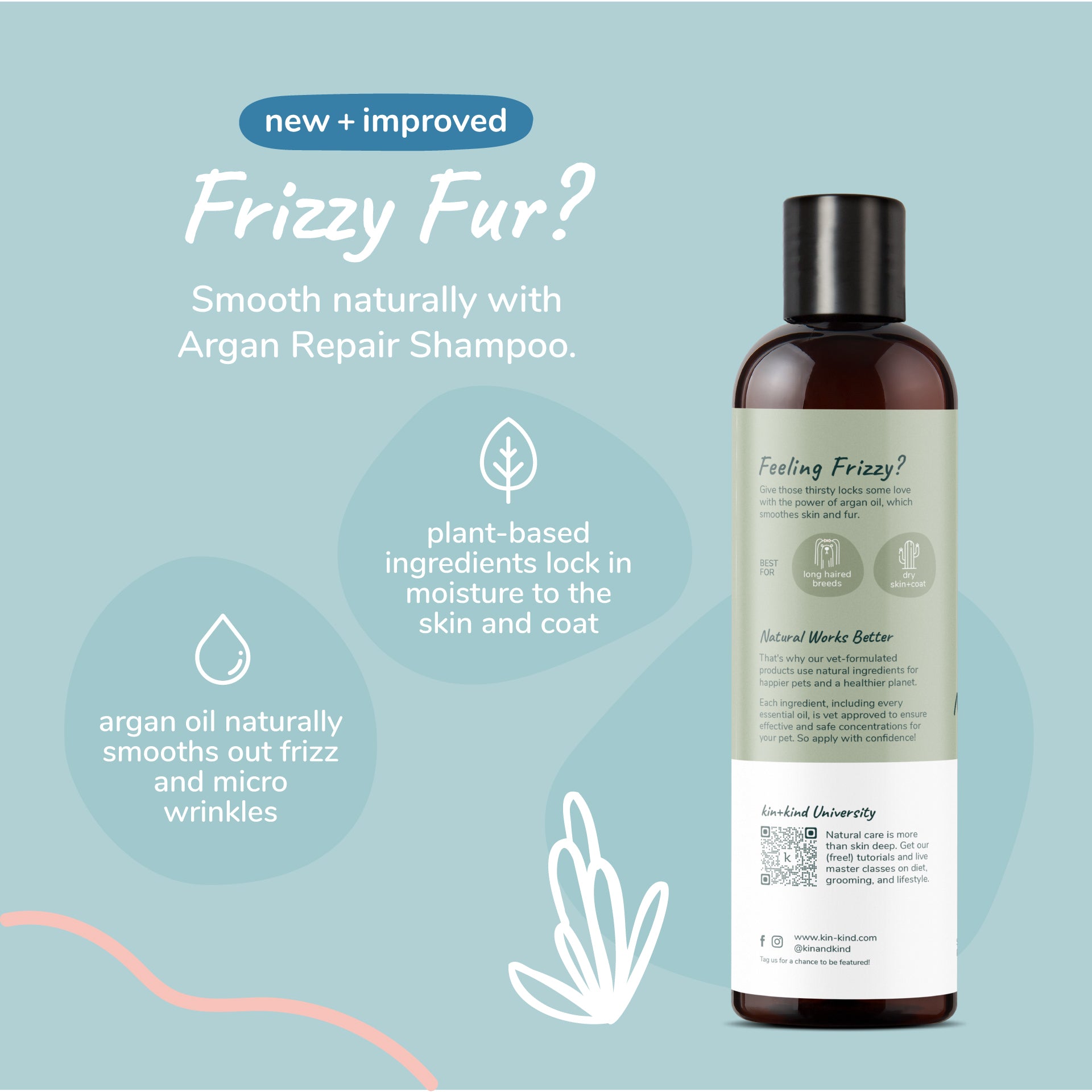 Dry Skin+Coat Shampoo (Cedar) – kin+kind Natural Organic Pet