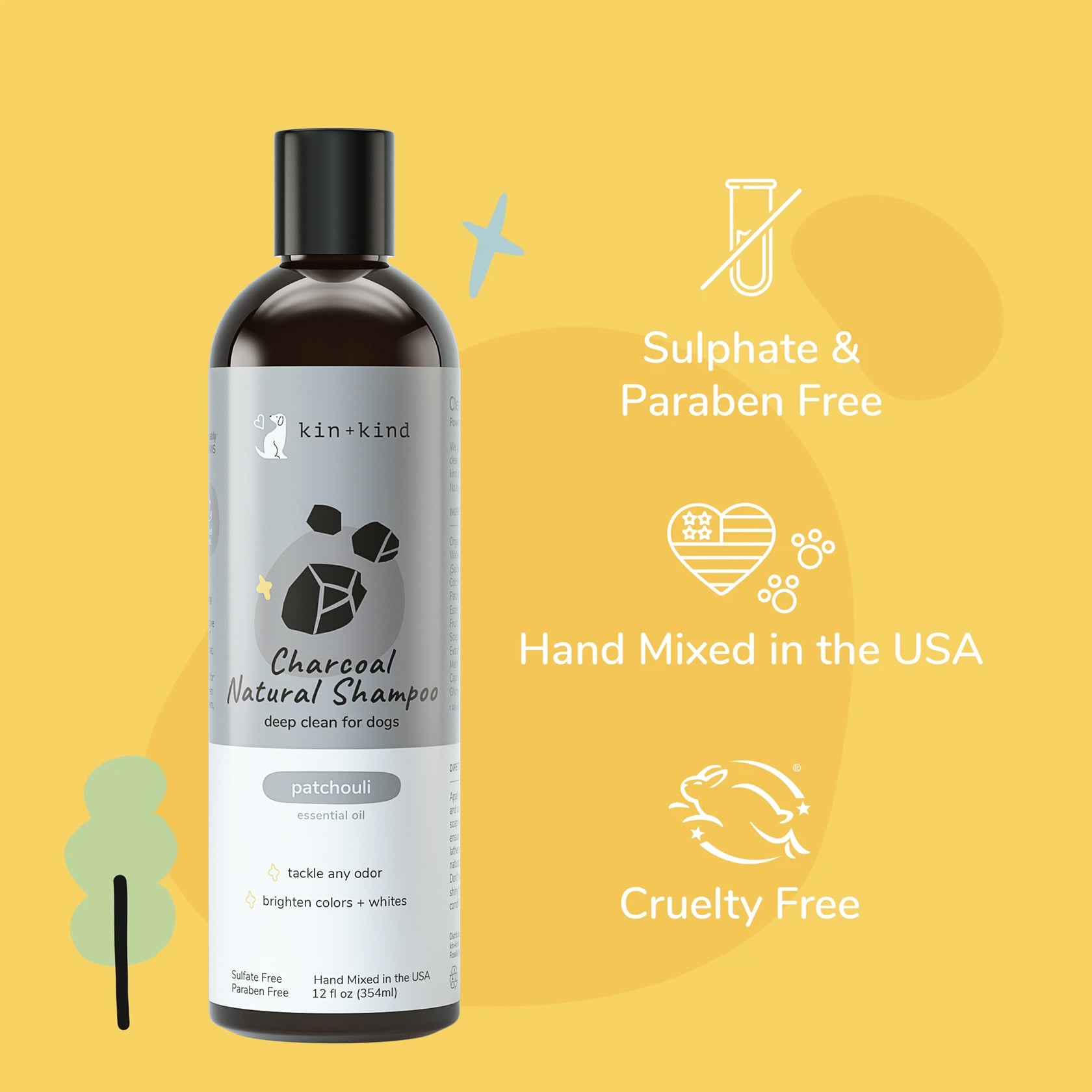 Charcoal Shampoo (Patchouli)