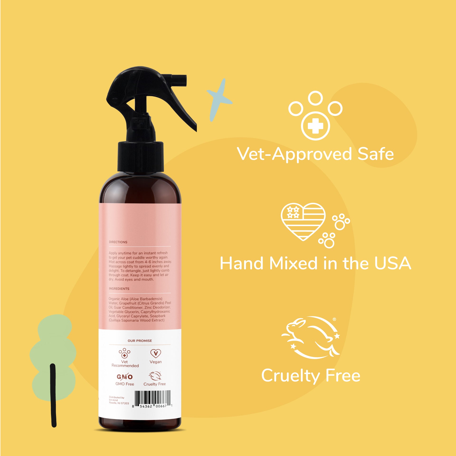 Dog Smell Coat Spray (Grapefruit)