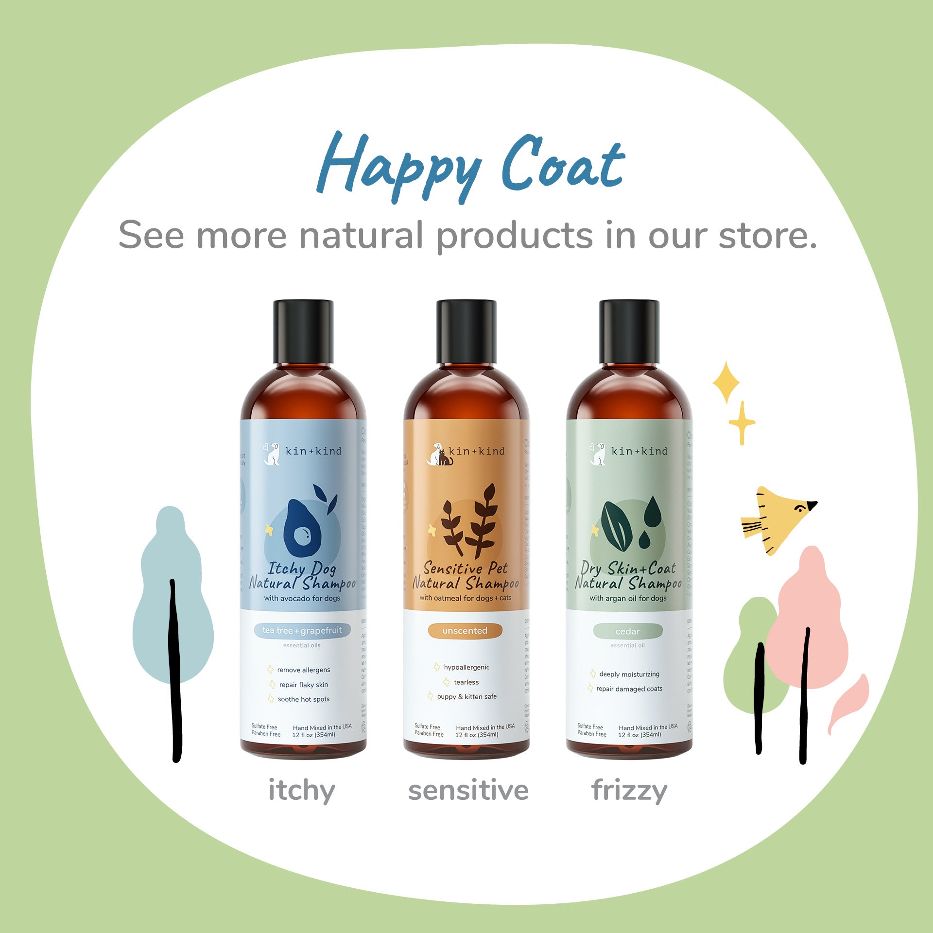 Dry Skin+Coat Shampoo (Cedar)