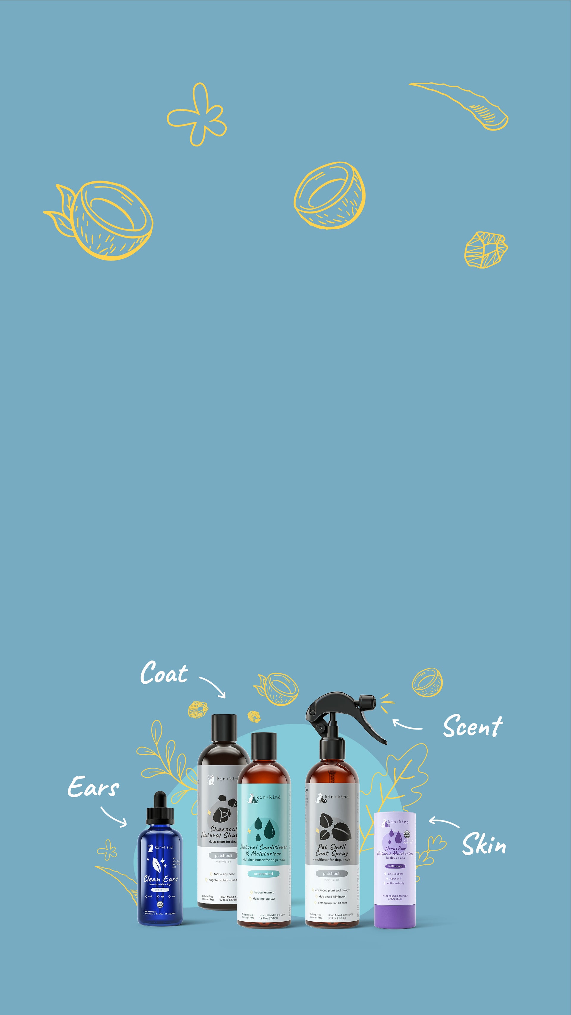 Bundles – kin+kind - Natural & Organic - Pet Grooming & Wellness