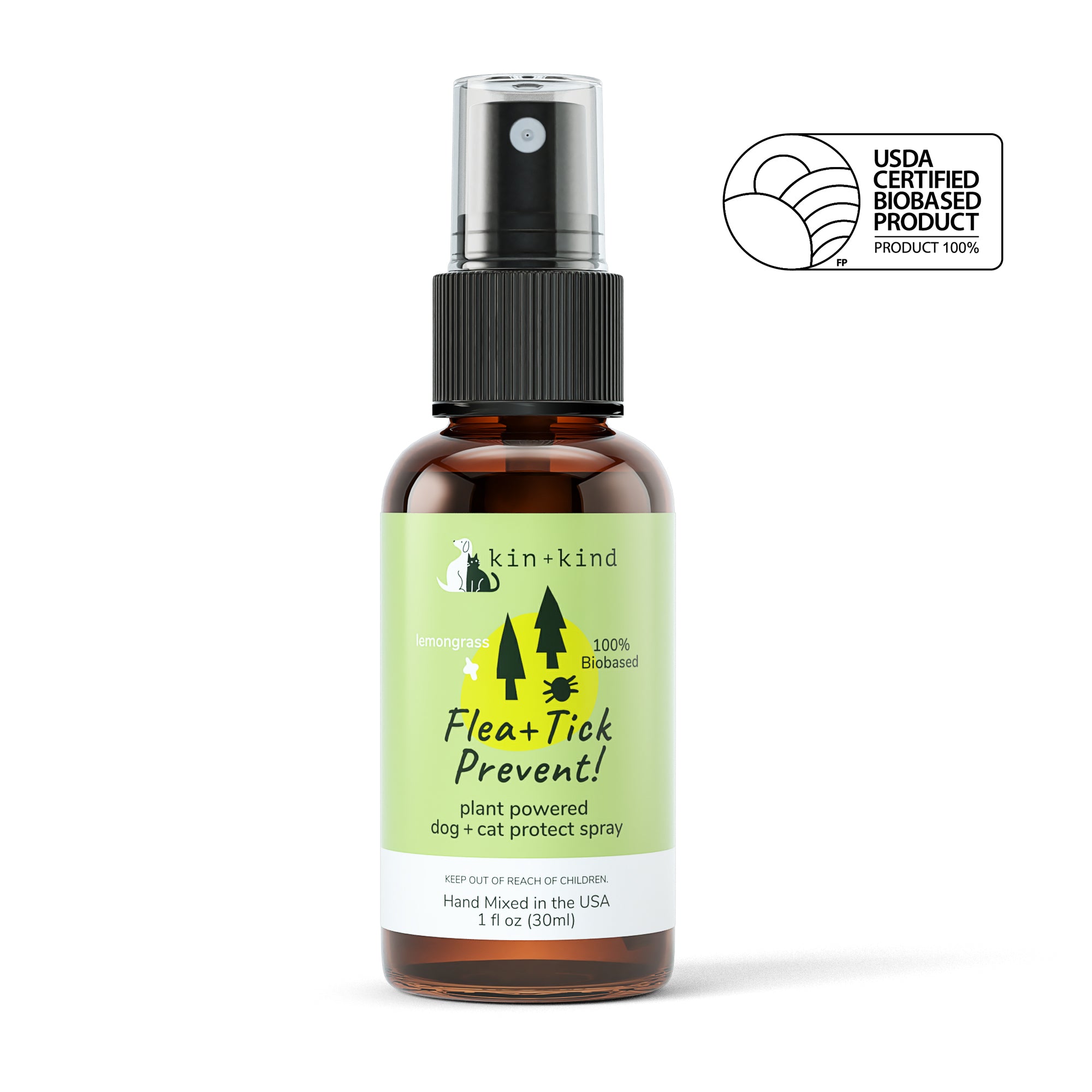 1 fl oz Flea+Tick Lemongrass Repel (Dog & Cat) – kin+kind - Natural ... - Flea Prevention For Outdoor Cats Using Lemongrass