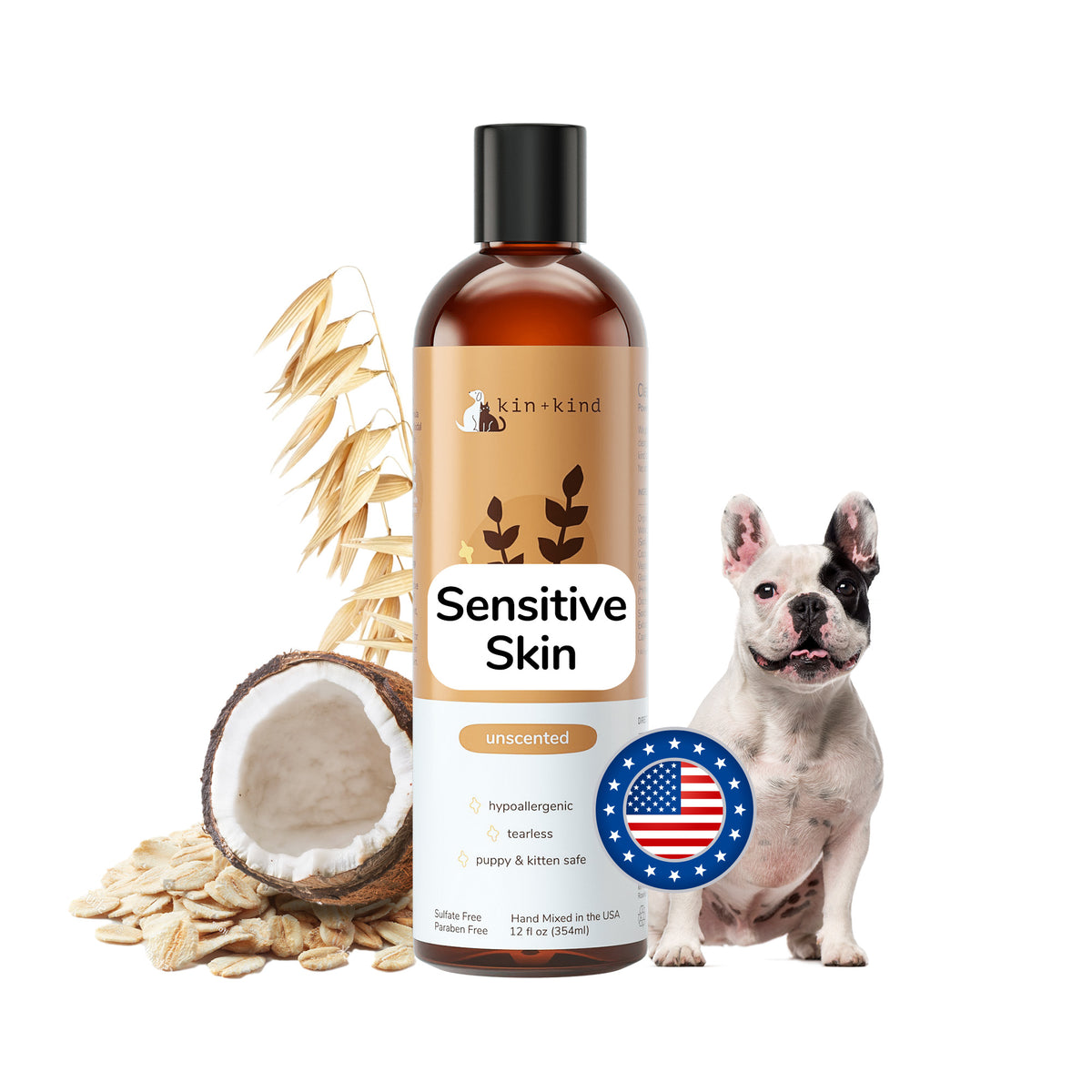 Sensitive Skin Shampoo (Unscented Oatmeal)