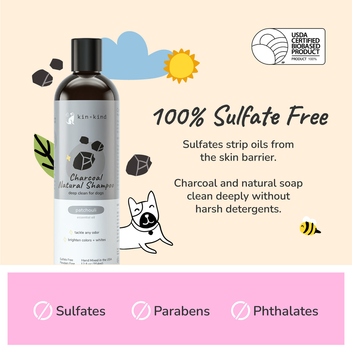 Charcoal Shampoo (Patchouli)