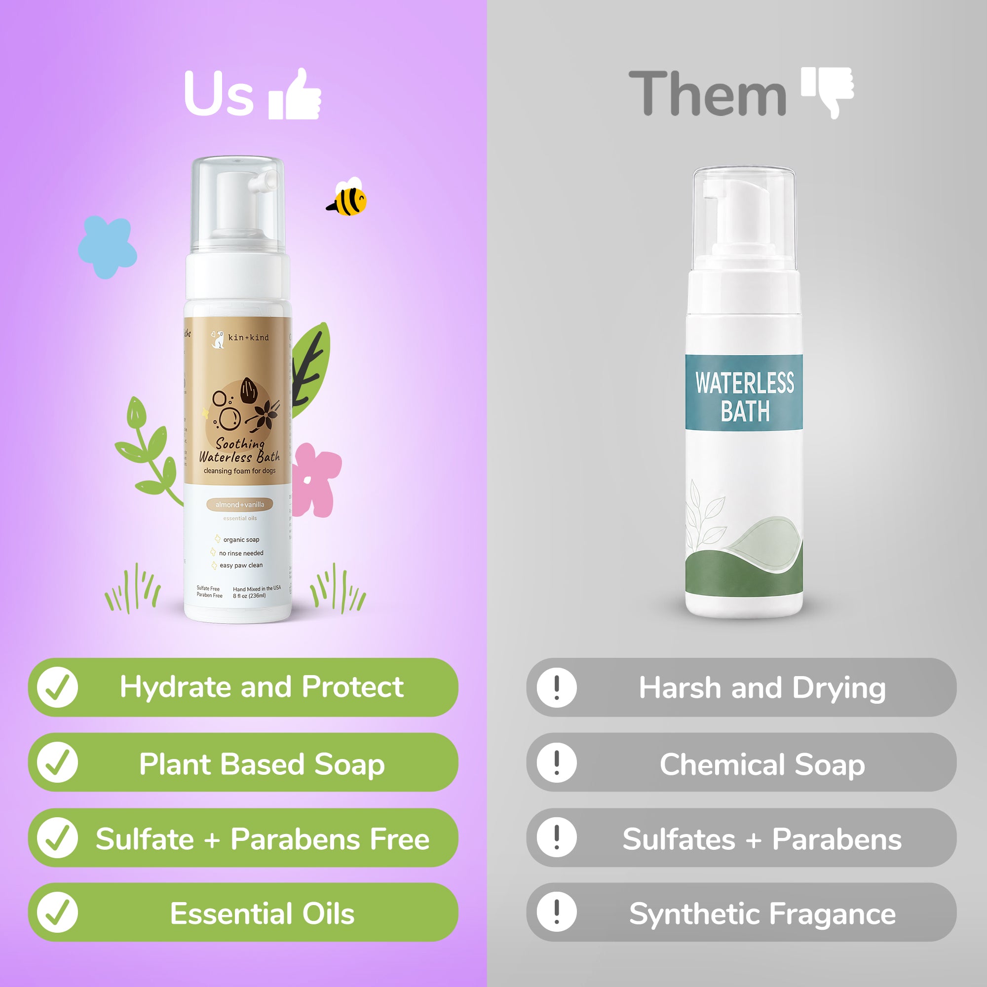 Soothing Waterless Bath (Almond+Vanilla)