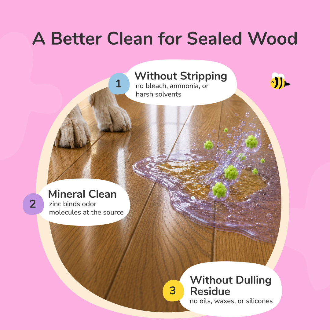 Pee+Stain+Odor Destroyer | Hardwood+Floor (Citrus)