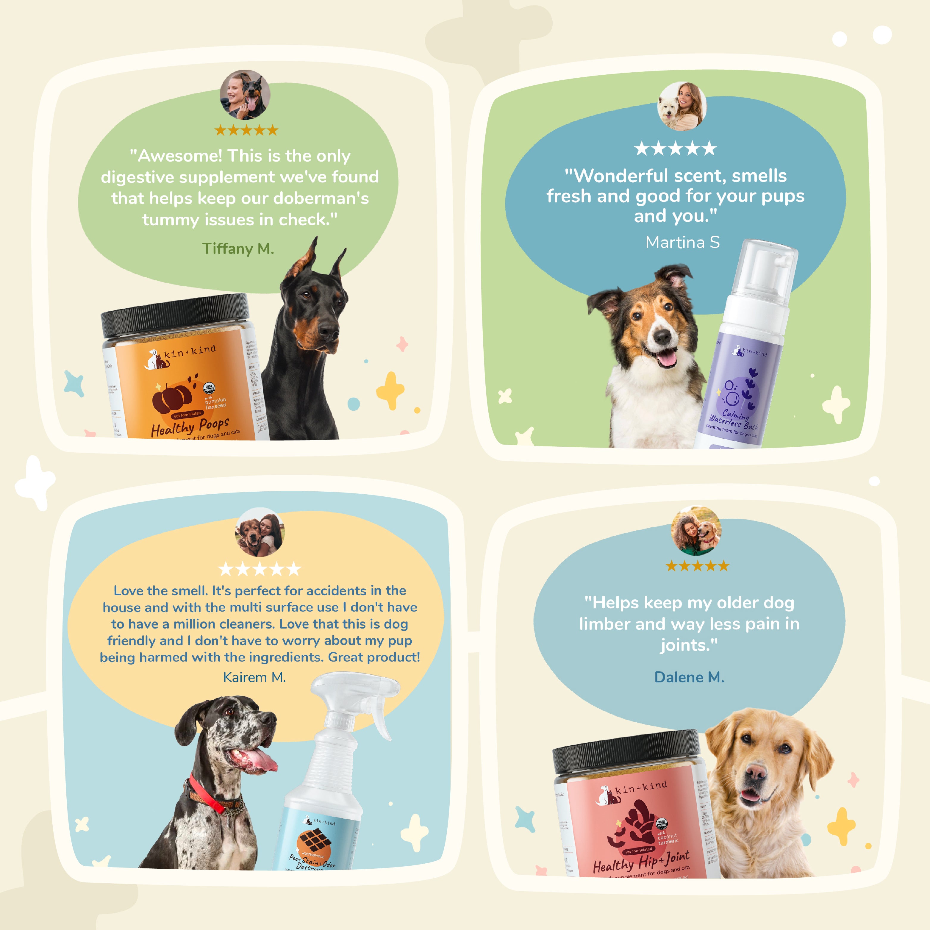 Senior Pet Bundle Natural Products for Senior Dogs kin kind