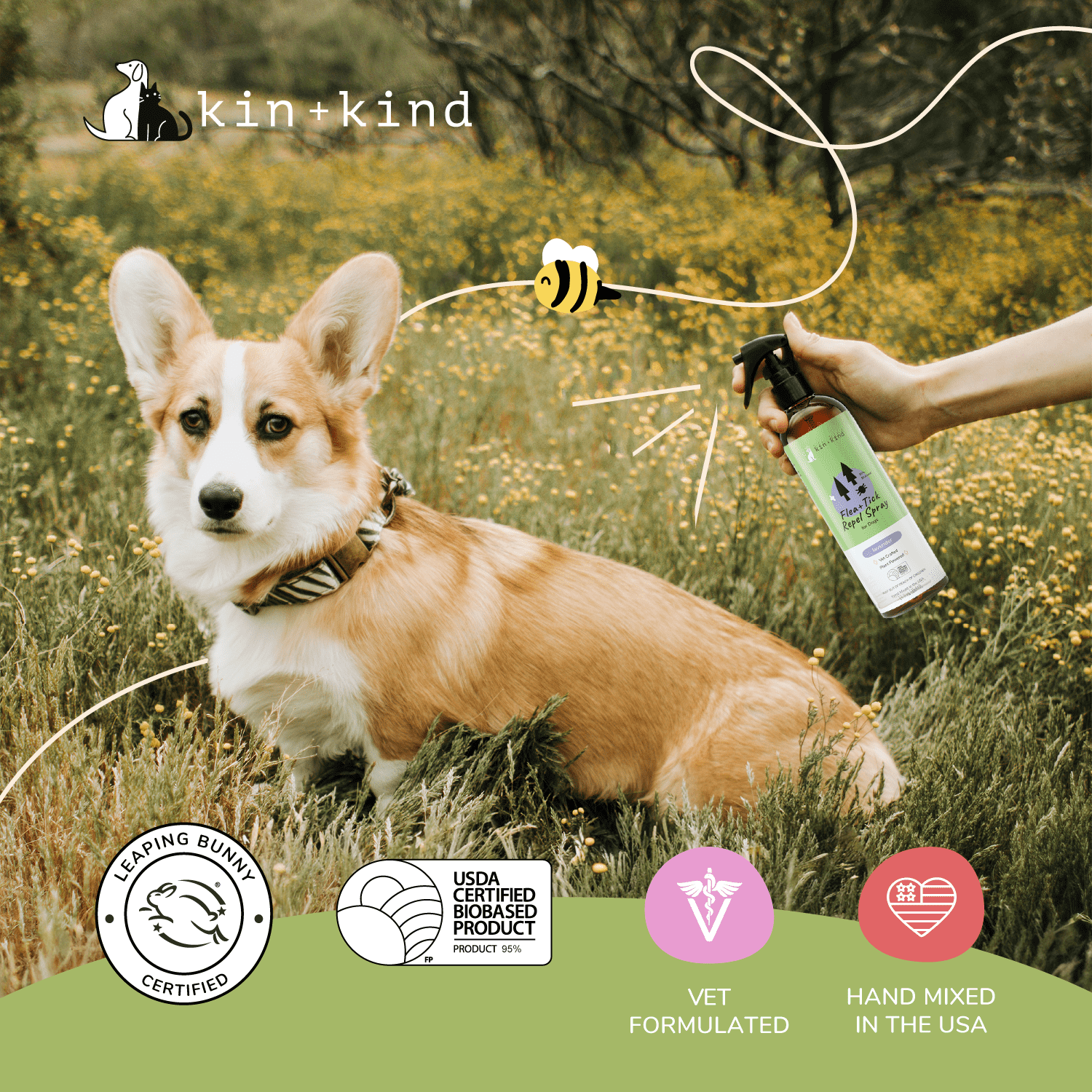 Flea+Tick Lavender Mini Spray