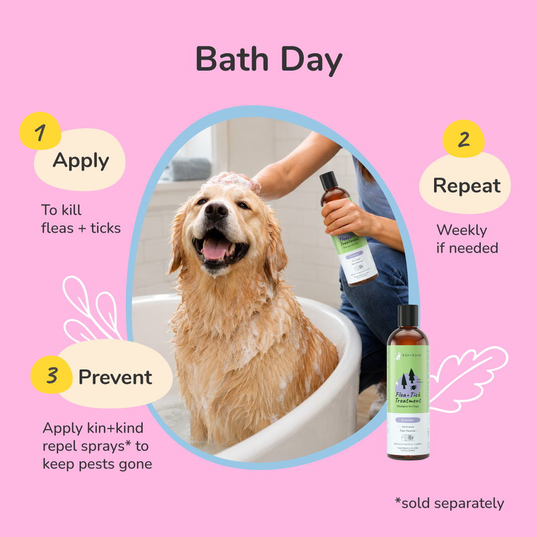 Flea+Tick Shampoo  (Lavender)