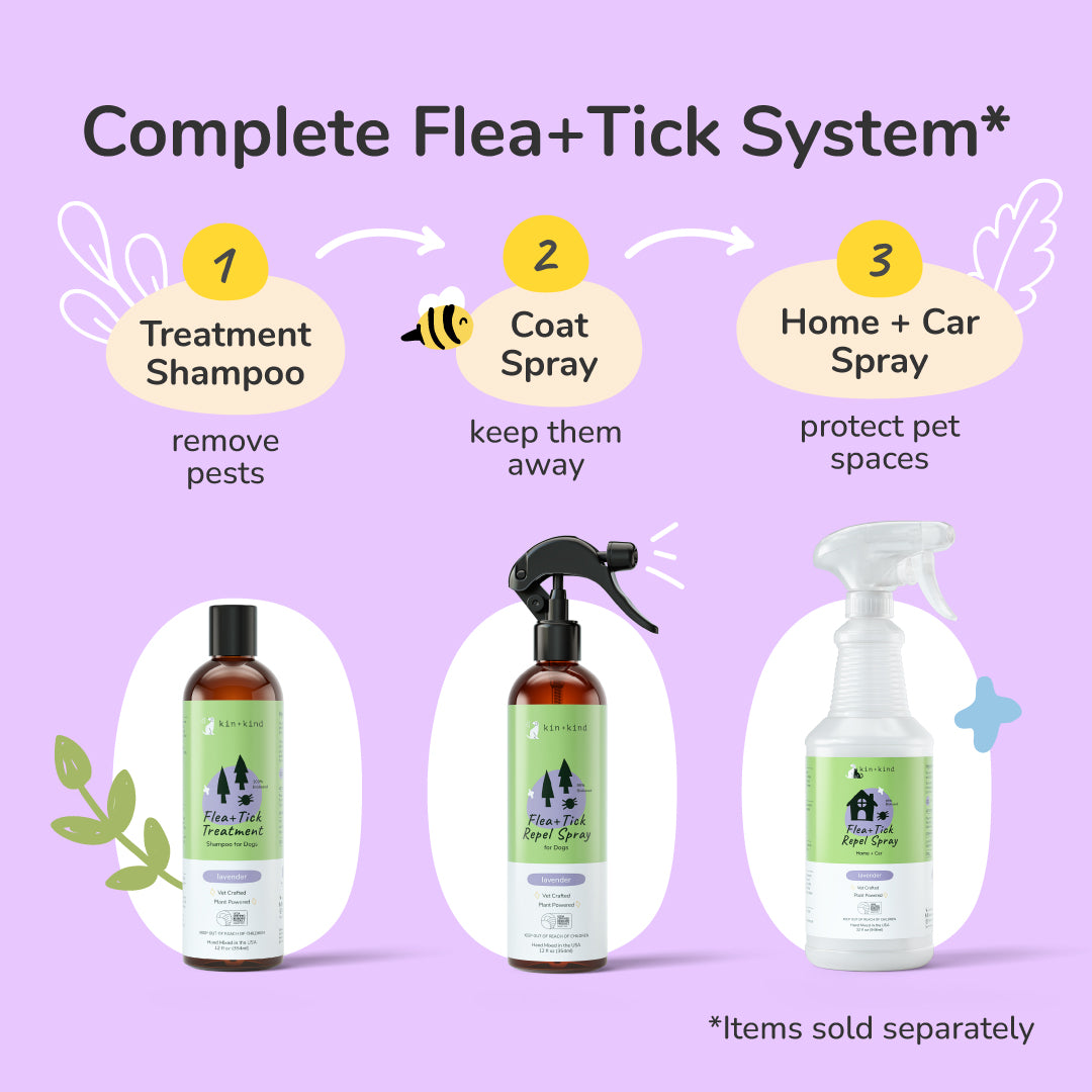 Flea+Tick Shampoo  (Lavender)