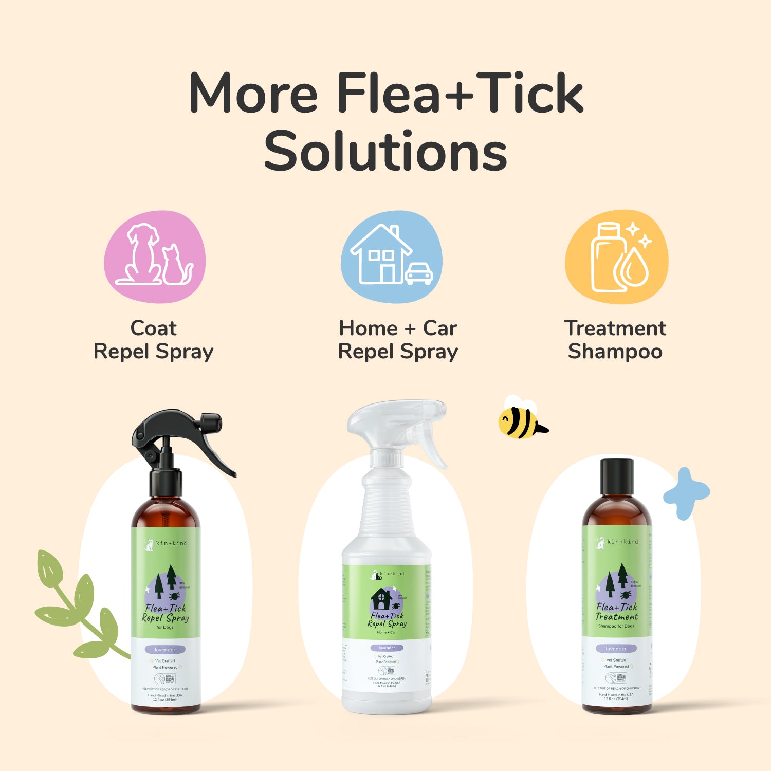 Flea+Tick Protect Spray (Lavender)