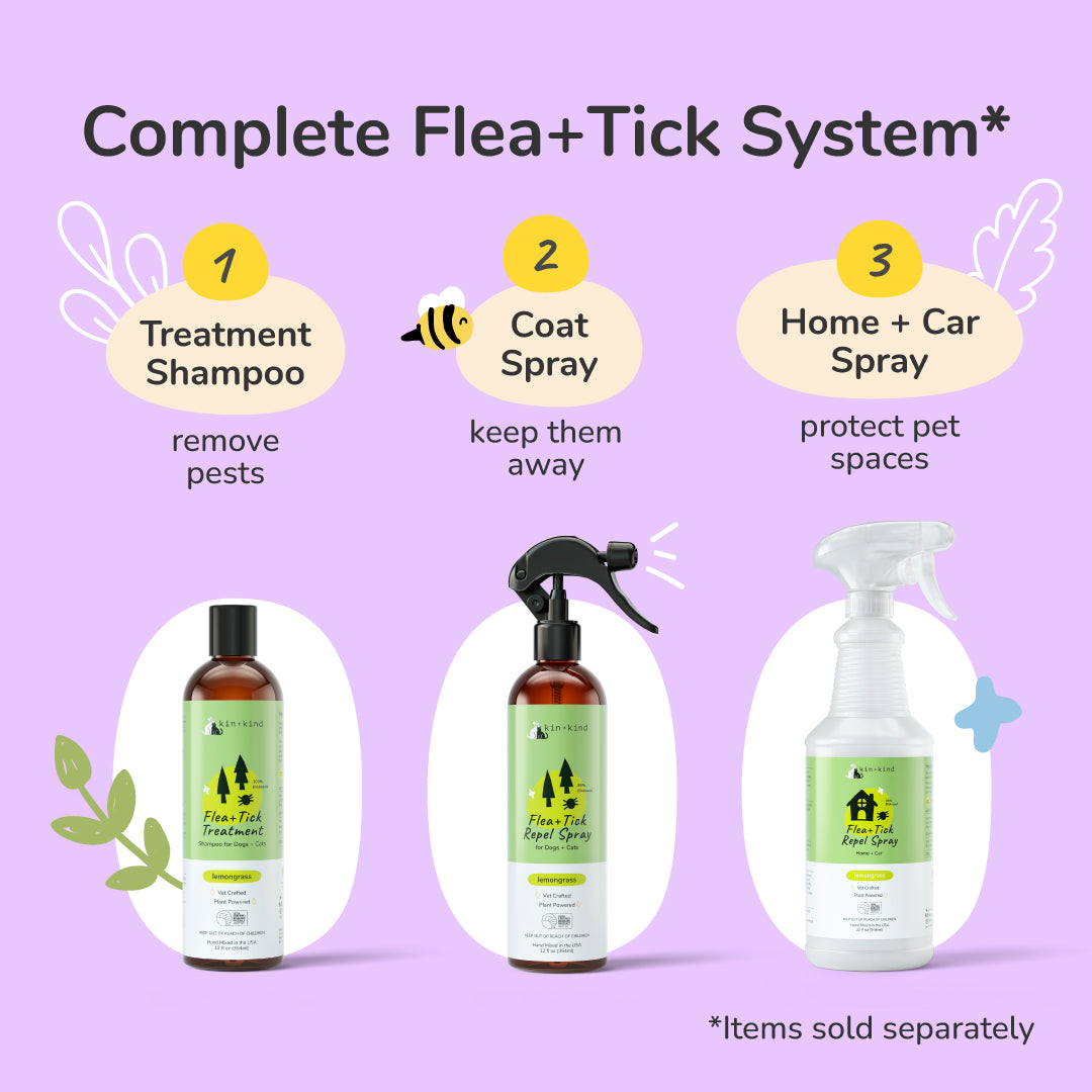 Flea+Tick Protect Spray (Lemongrass)