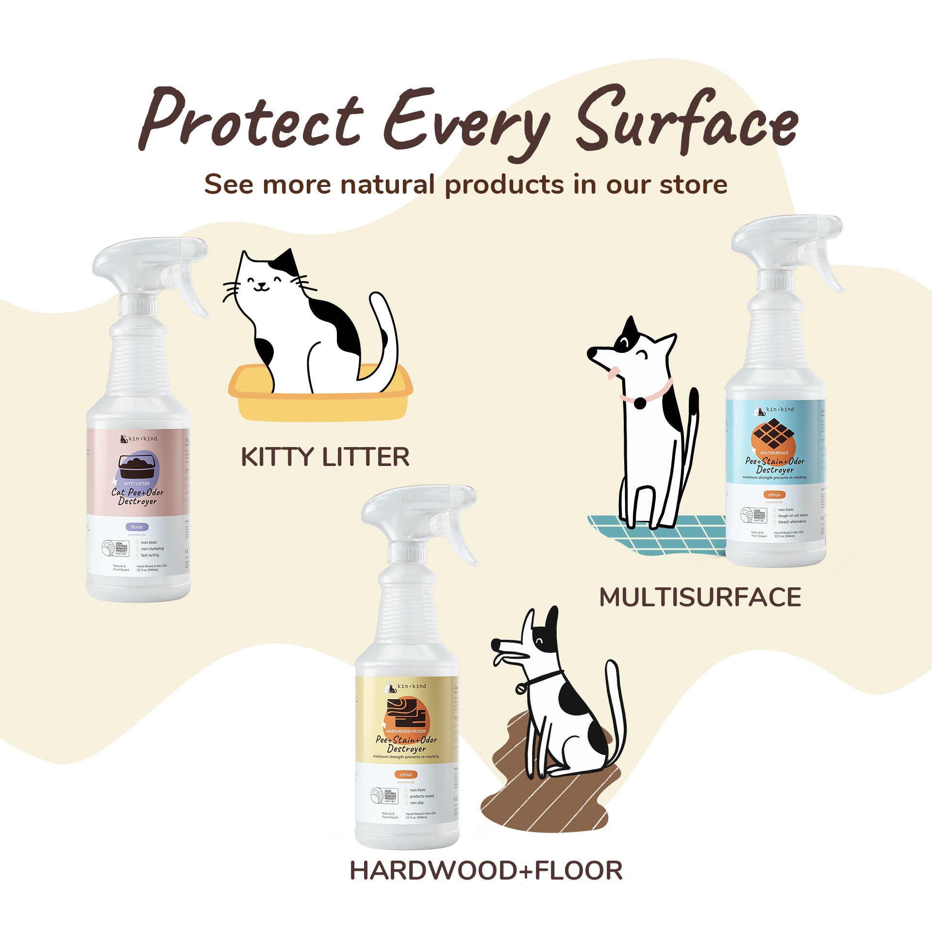 Kitty litter spray hotsell