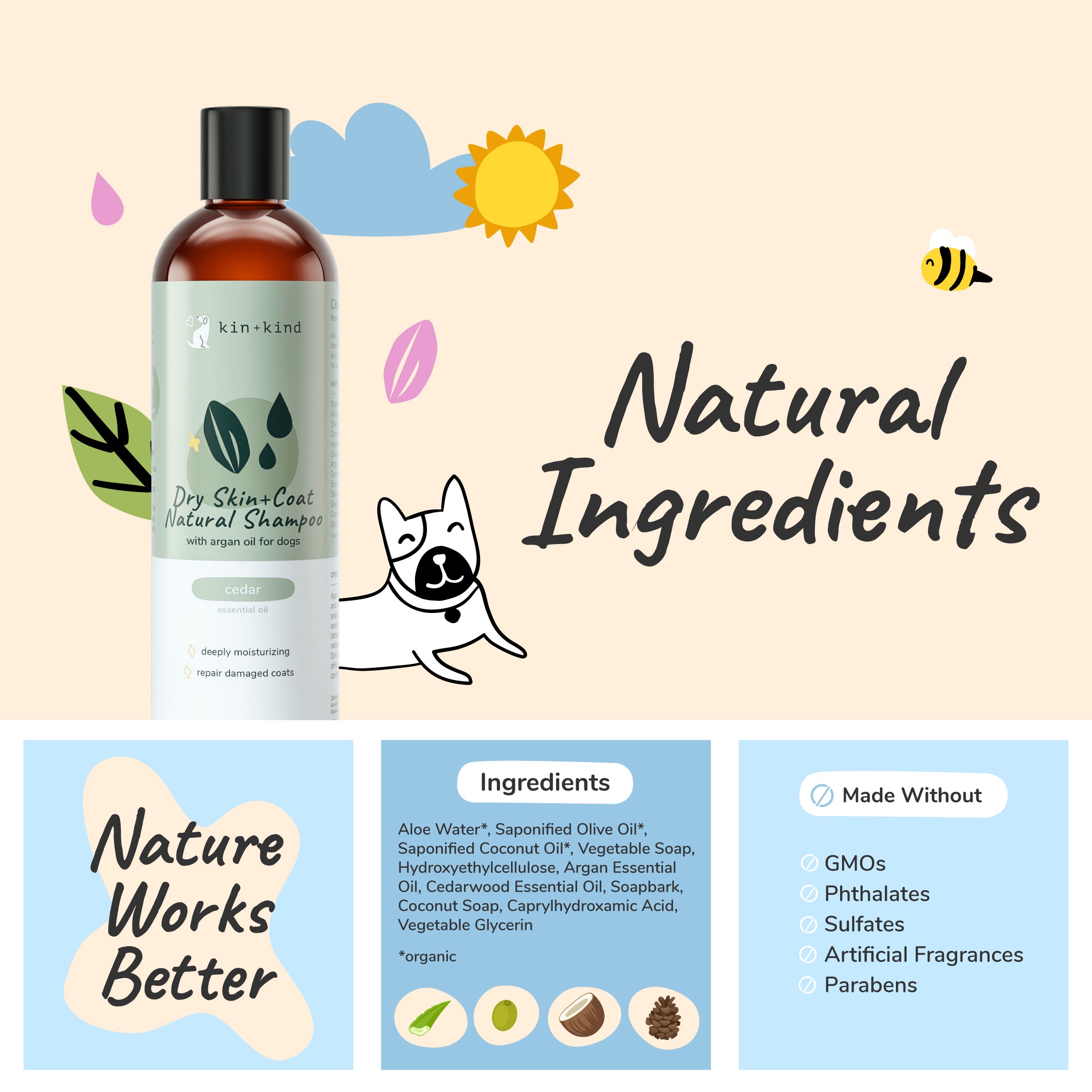 Dry Skin+Coat Shampoo (Cedar)