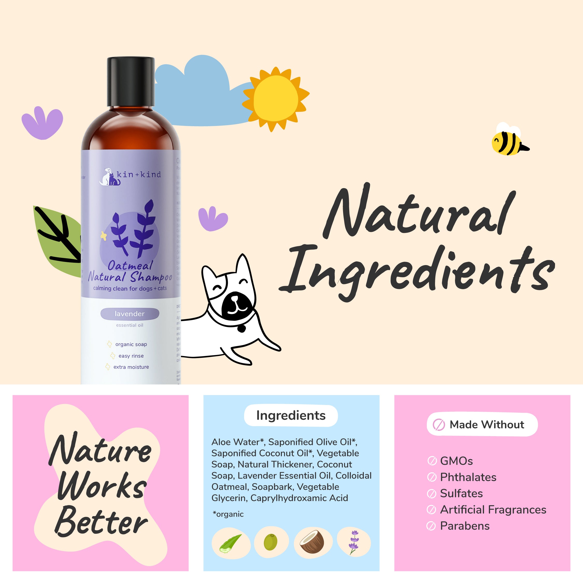 Oatmeal Shampoo (Lavender)