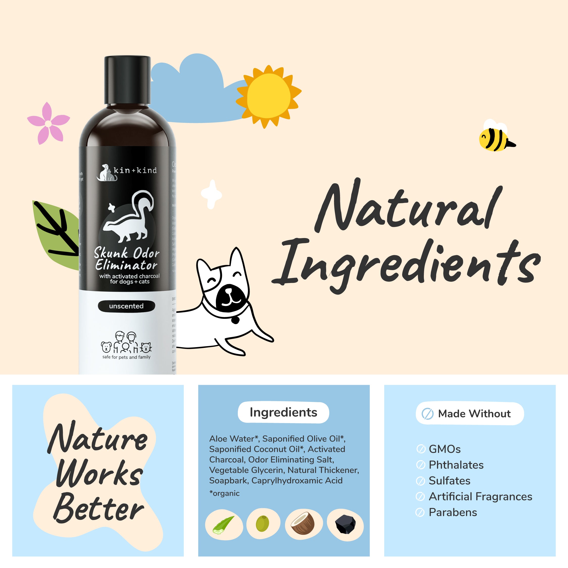 Skunk Odor Eliminator (Pet Shampoo)