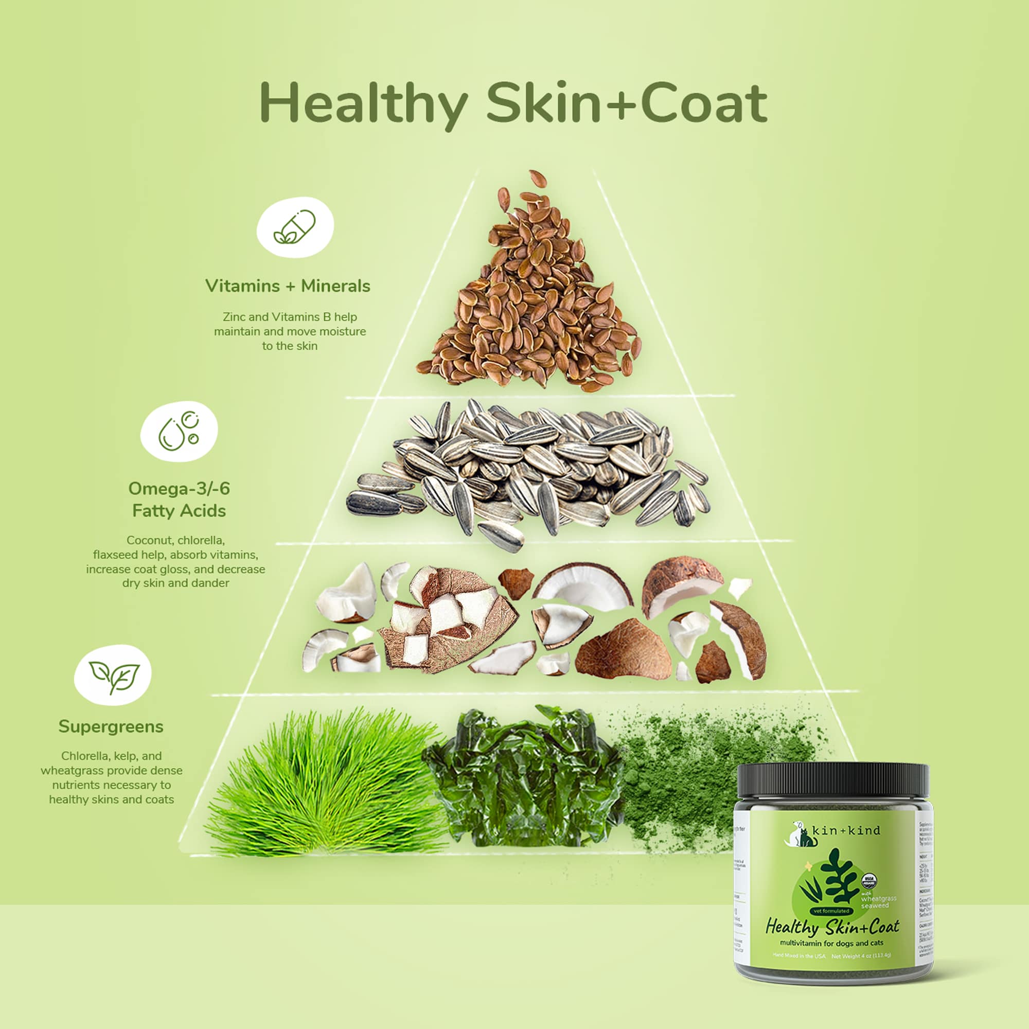 Organic Healthy Skin &amp; Coat Supplement