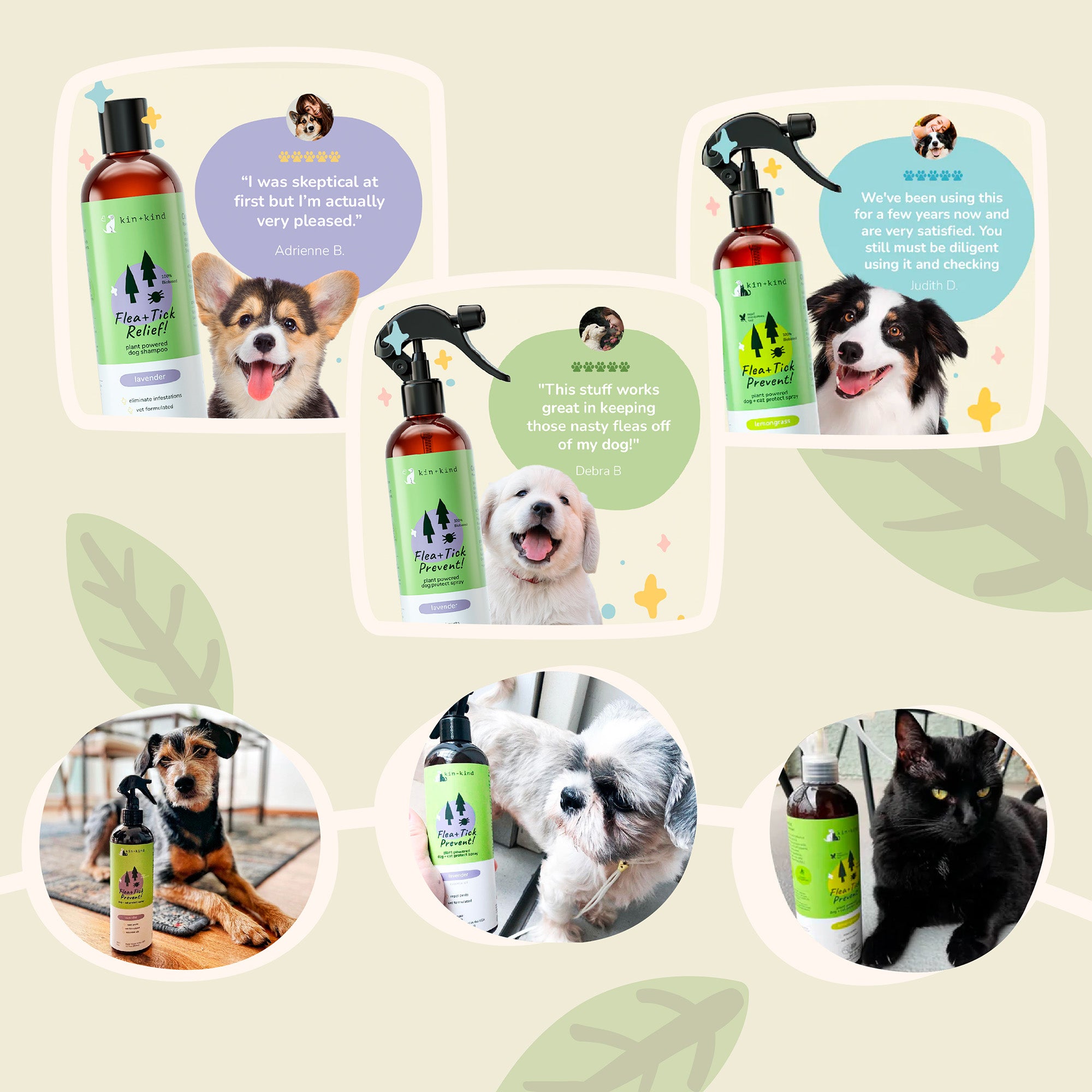 Dog protection clearance spray