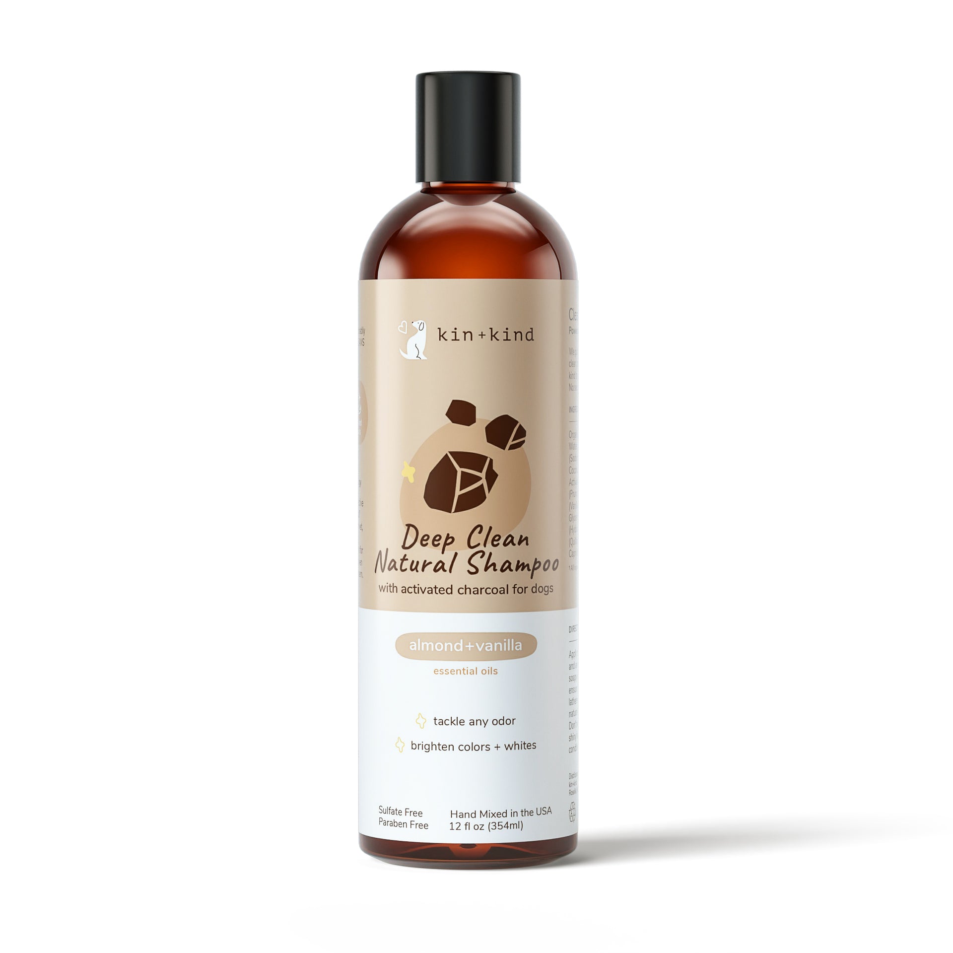 Deep Clean Dog Shampoo (Almond+Vanilla) kin+kind Natural & Organic